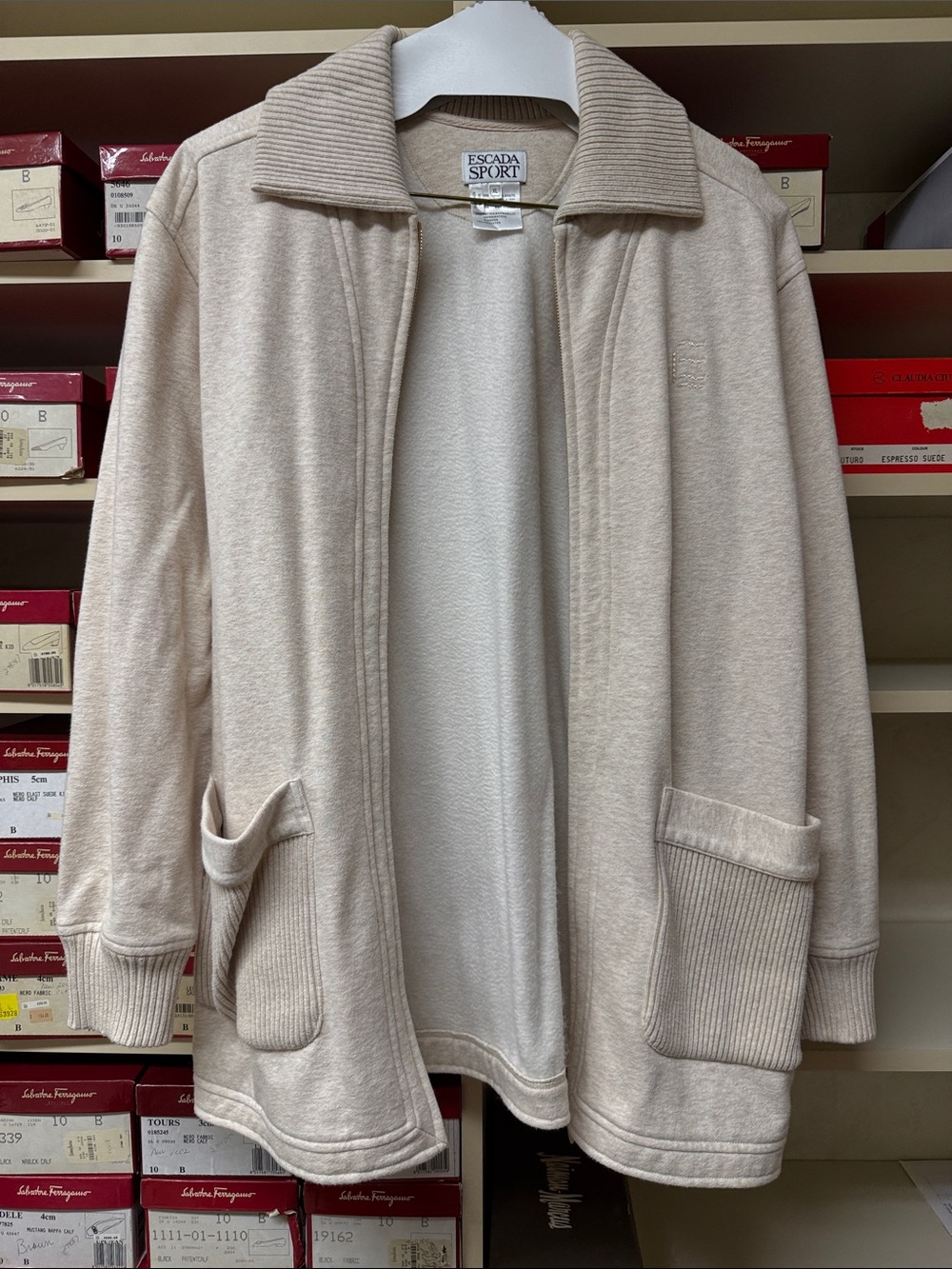 Escada Sport Cream zip-front Jacket
